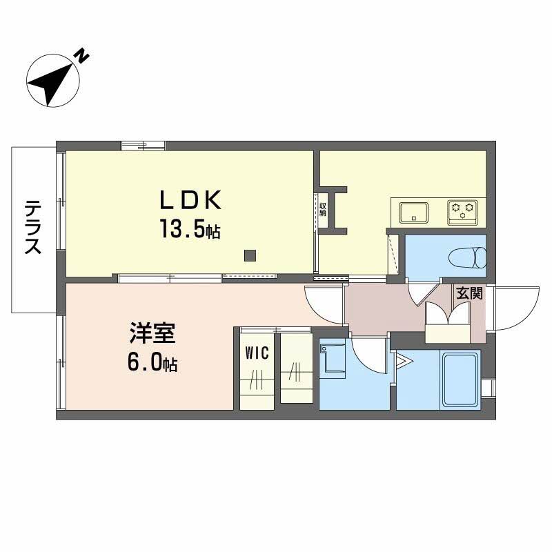 エクセレート守口の間取り