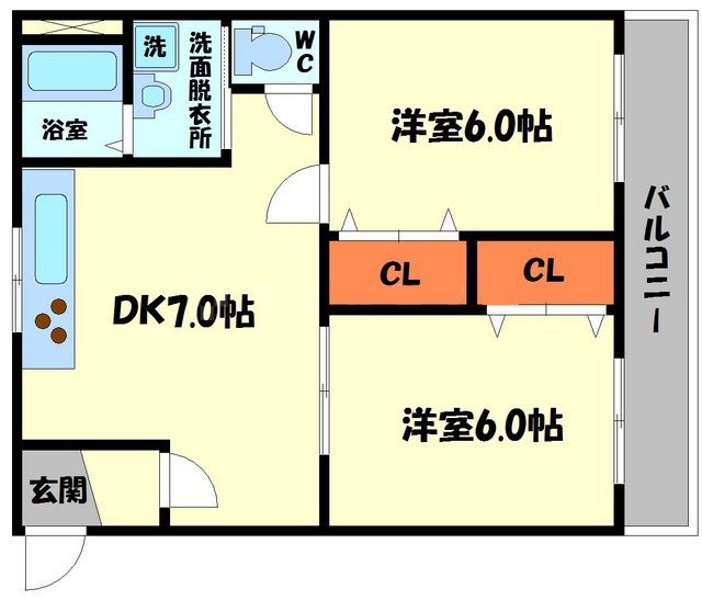 エムロード上神田の間取り