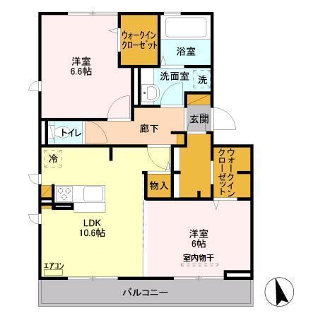 バリスサイト Bの間取り