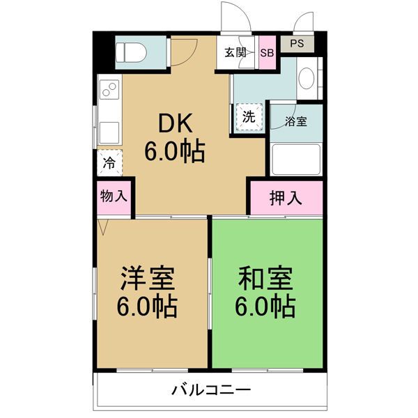 第5梅野ビルの間取り