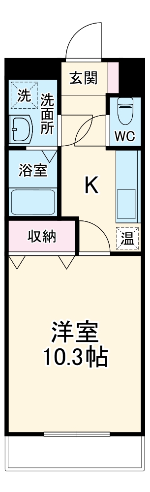 コンフォール柳田の間取り