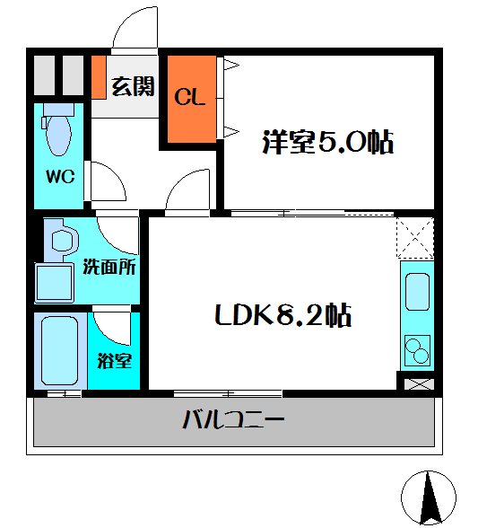 ＫＴＩレジデンス萱島の間取り