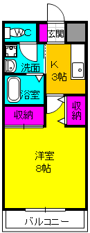 ハイツ真澄の間取り