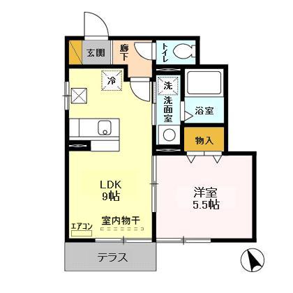 シティハイムの間取り