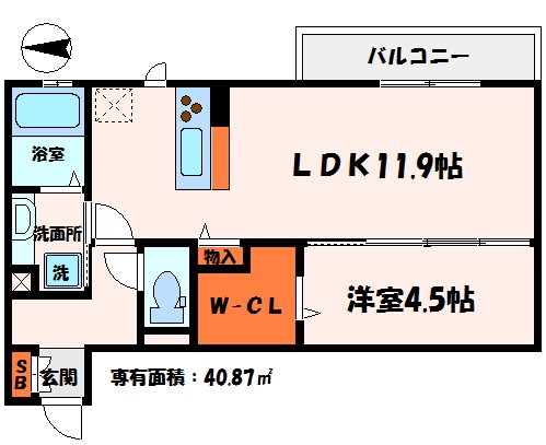 イロアス大日の間取り