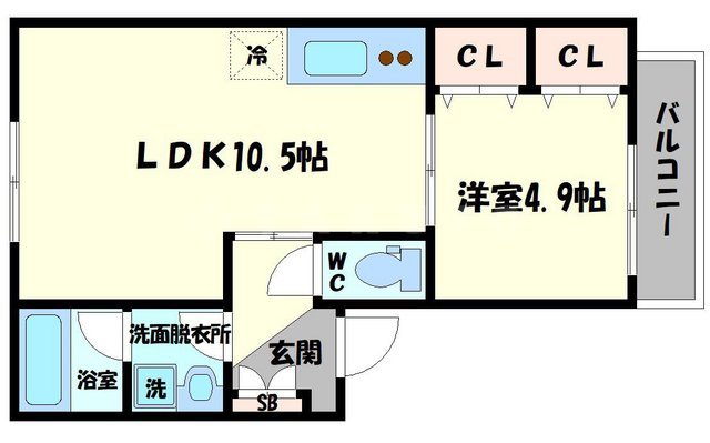 KTIレジデンス千林の間取り
