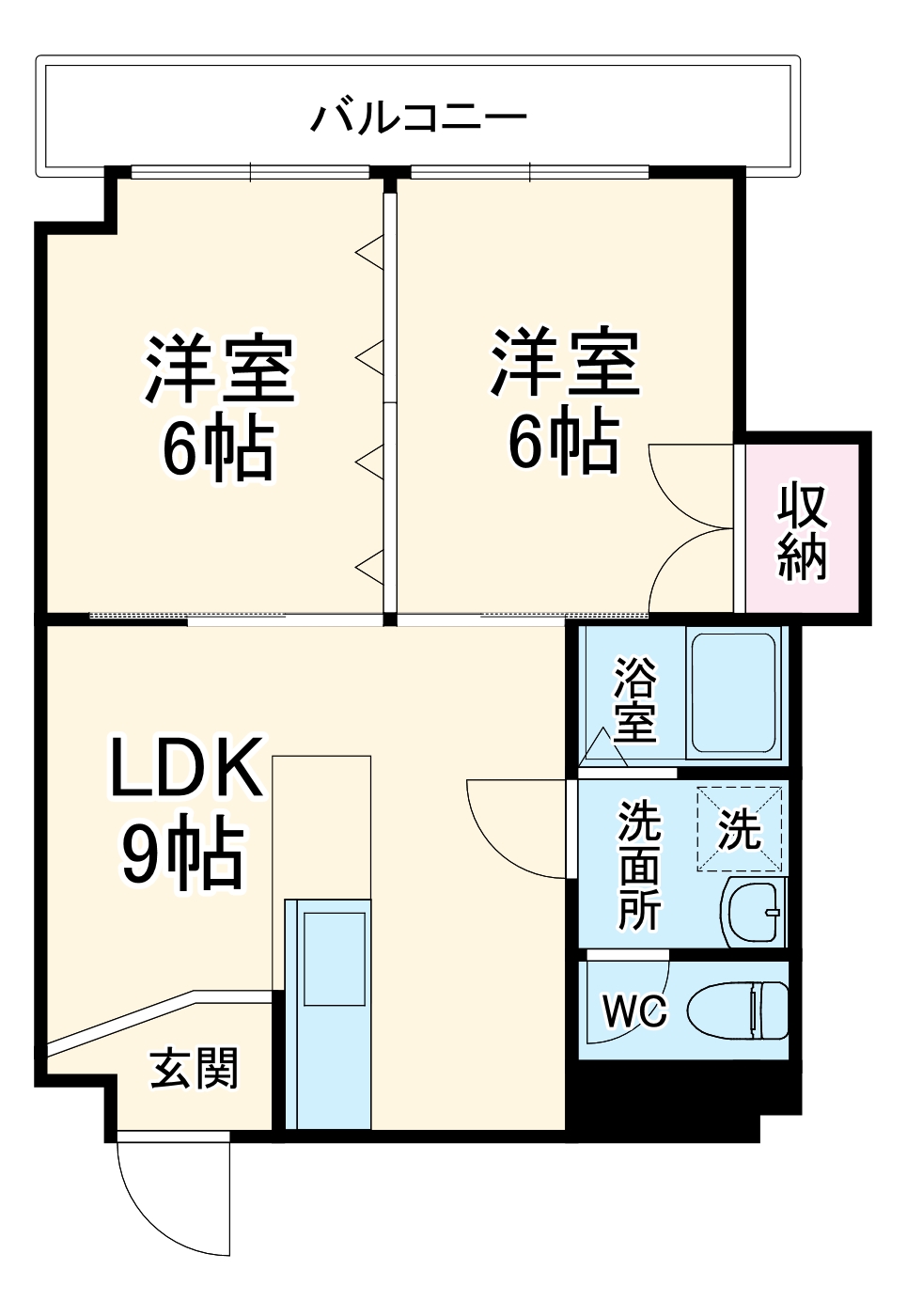プランドール御所ノ内の間取り