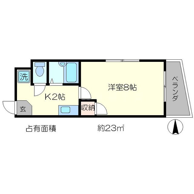 ラフィーネ四条堀川の間取り