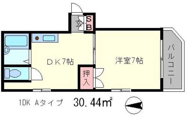 ラフィーネ四条堀川の間取り