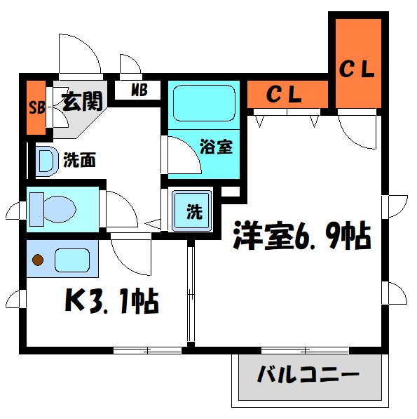 サンセールの間取り