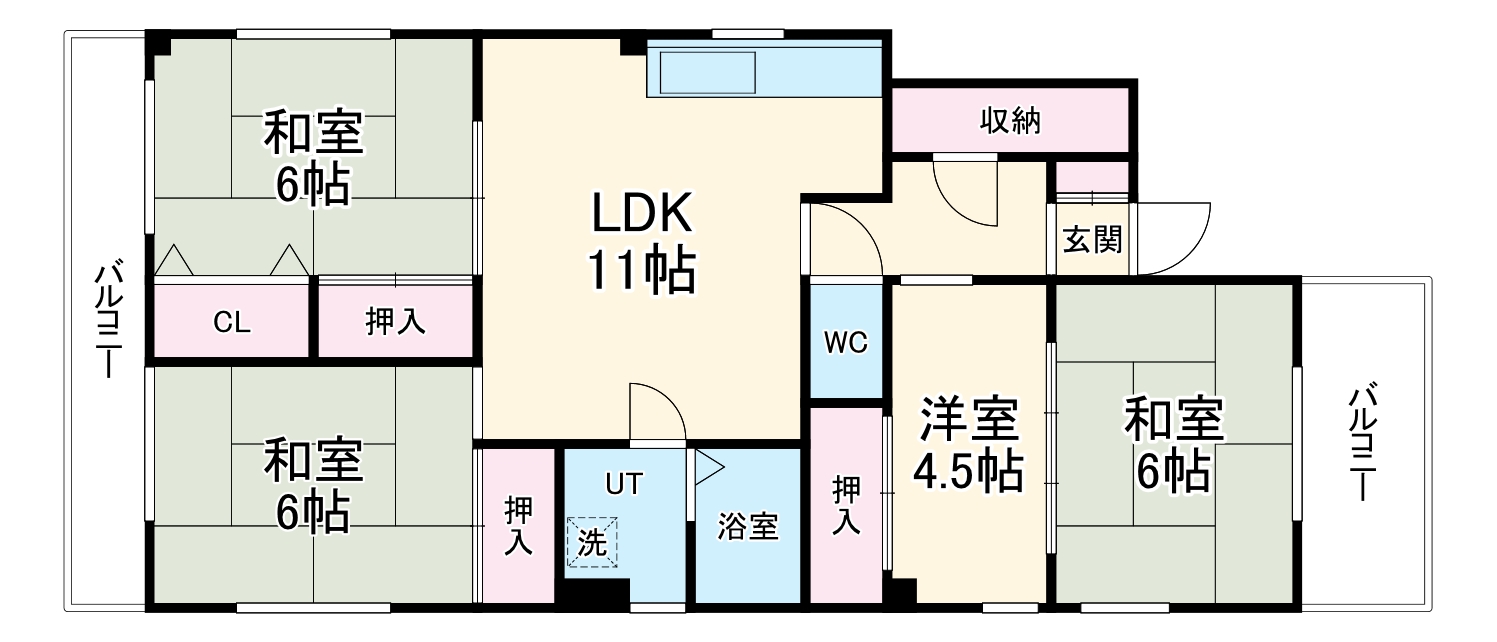 ノッピーハイムの間取り