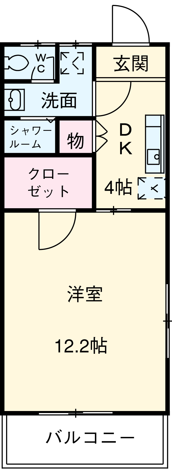 ハイツアスターの間取り