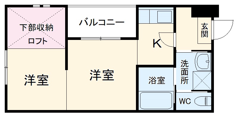 サンライズ豊田の間取り