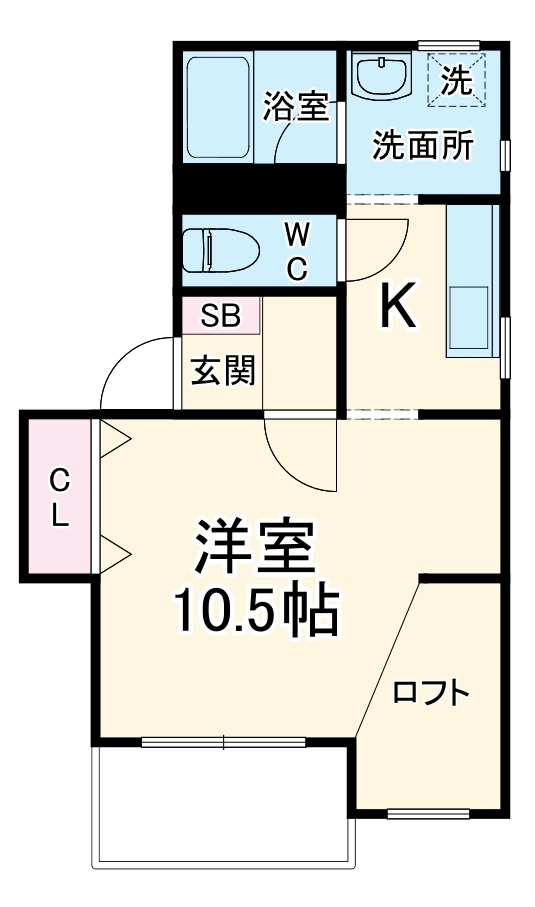 コリーナSの間取り