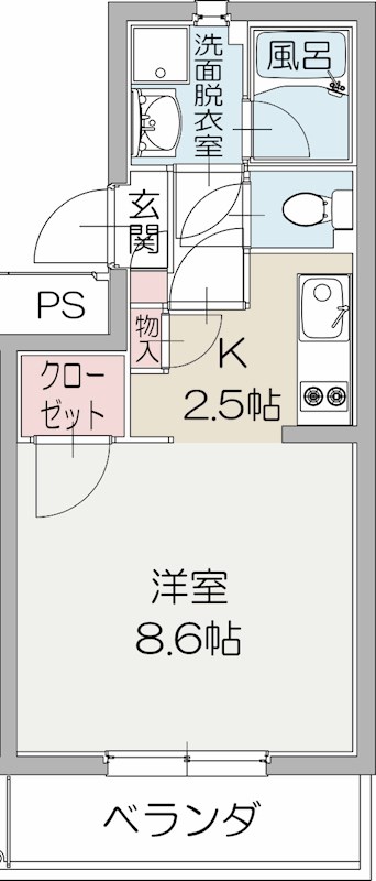 ルーシッドコートⅡの間取り