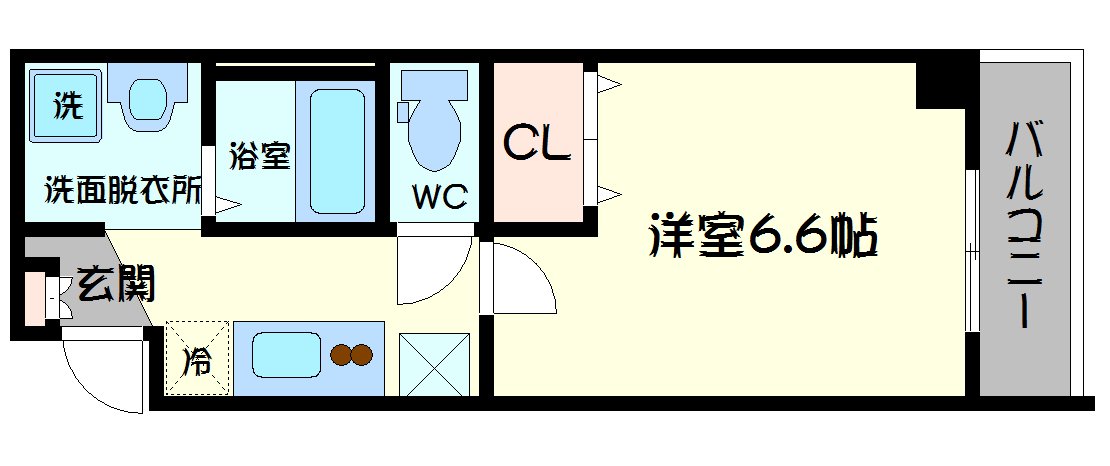 IF城北Ⅱの間取り
