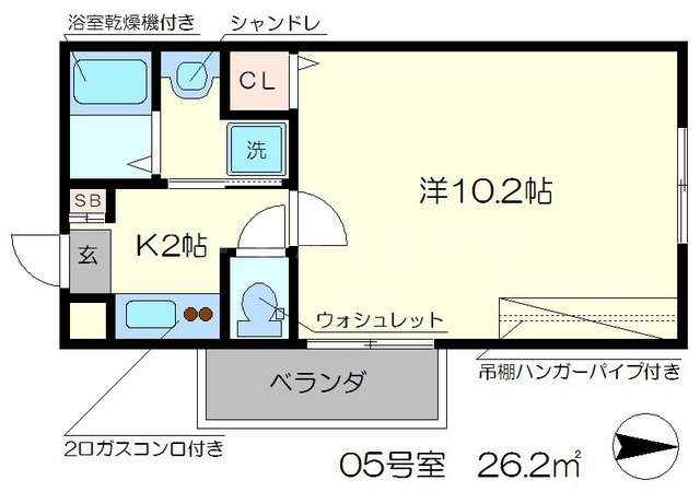 アークリード四条大宮の間取り