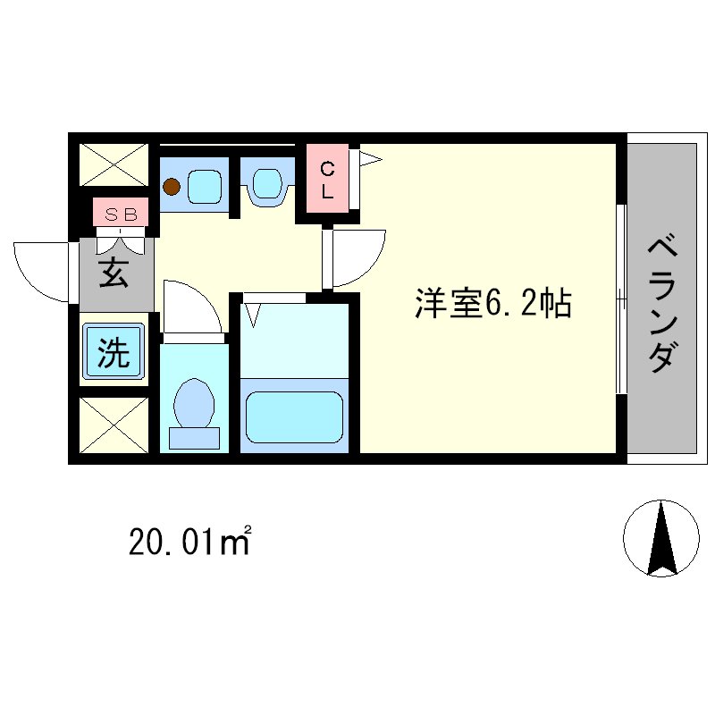 ベラジオ二条城前の間取り