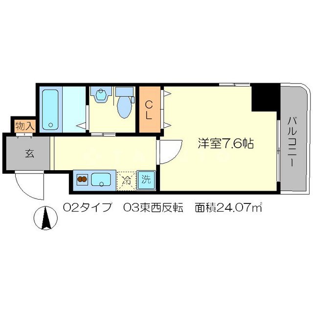 KCASA大宮の間取り