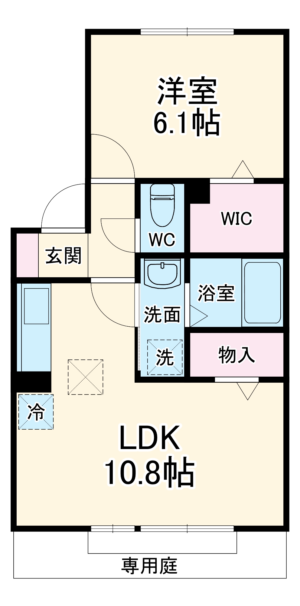 クレセールの間取り