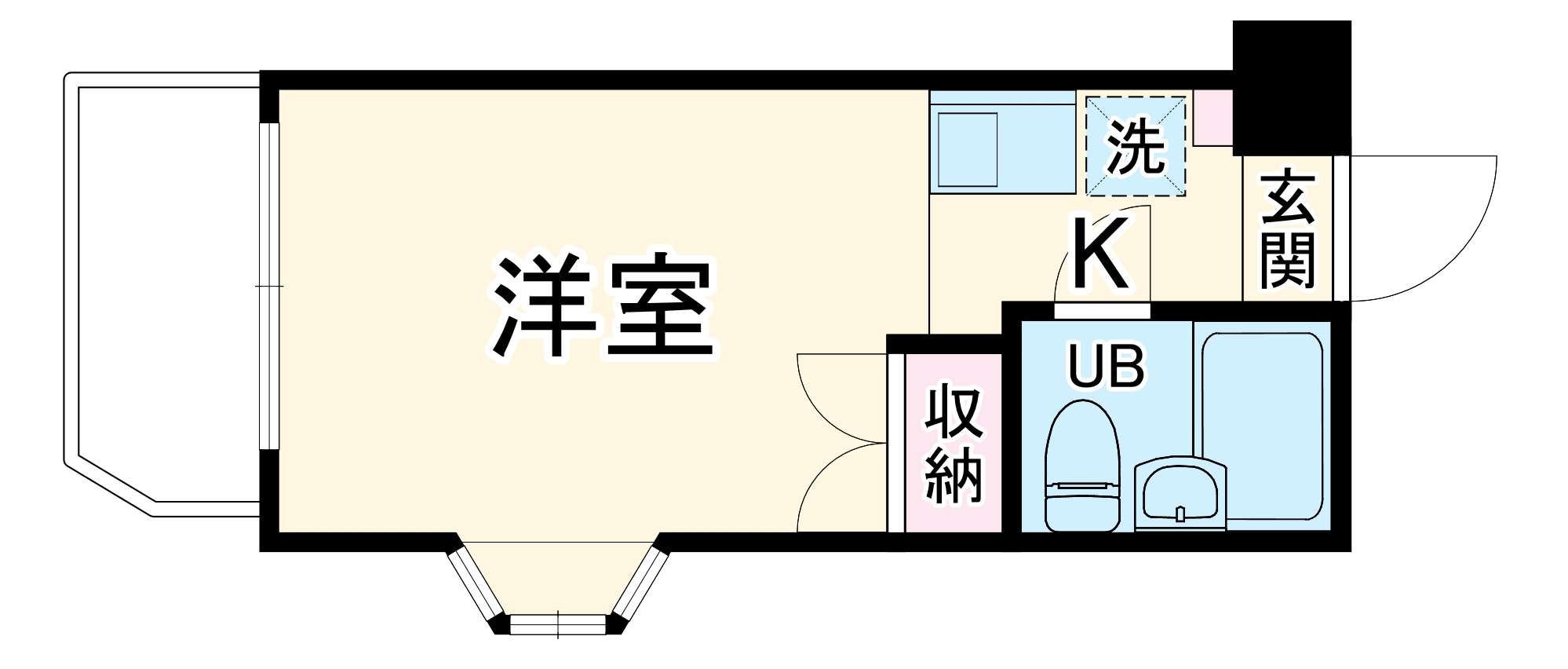 メゾン・ド・フランドルの間取り