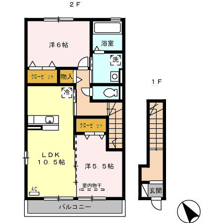 リヴェールの間取り