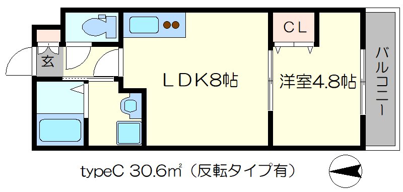 A-mon西院MANJUJIの間取り