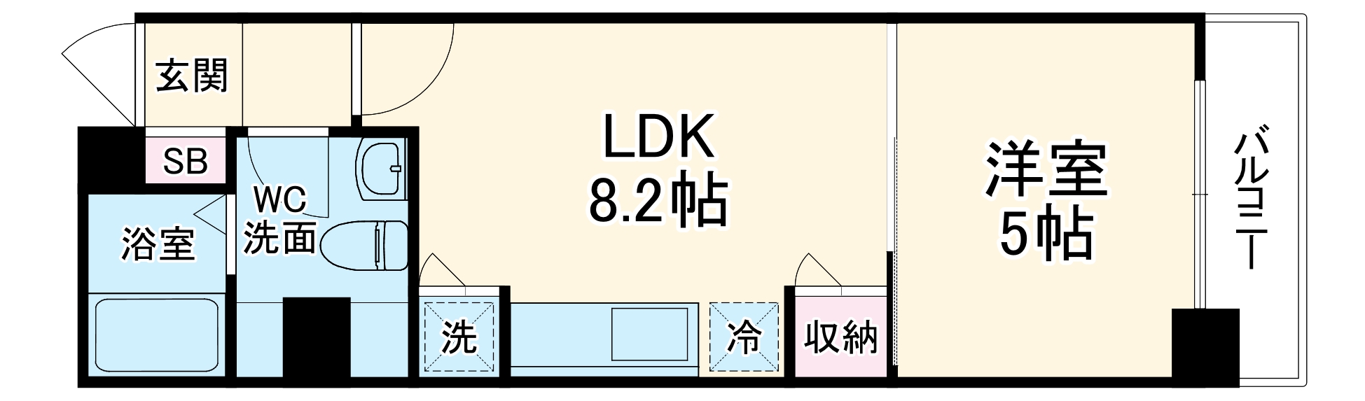 More七条の間取り