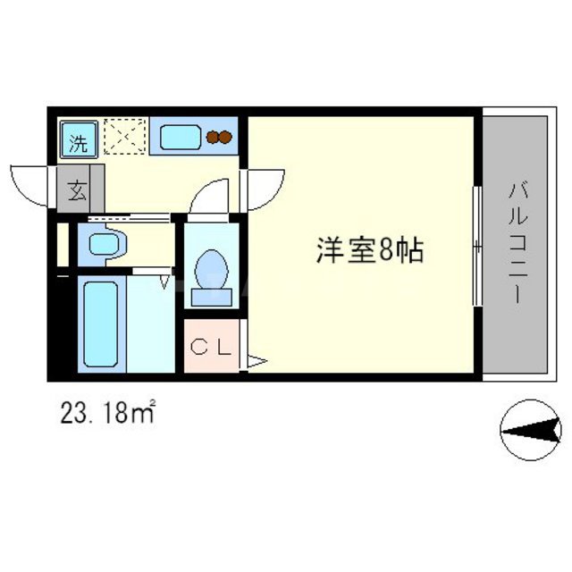 フラッティ梅小路の間取り