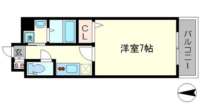GREEN FOREST丹波口の間取り
