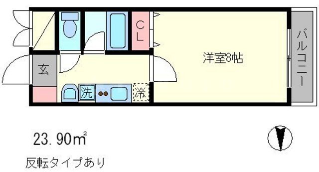珠光ビル四条大宮の間取り