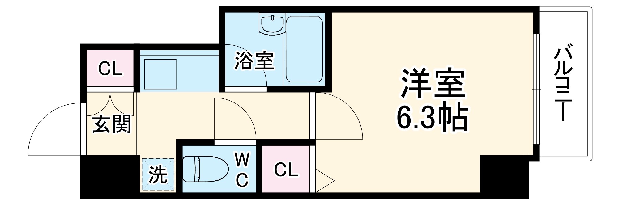 ベラジオ四条堀川の間取り