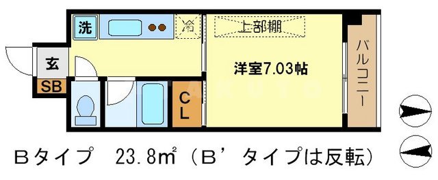 ルパルトネール西大路御池の間取り