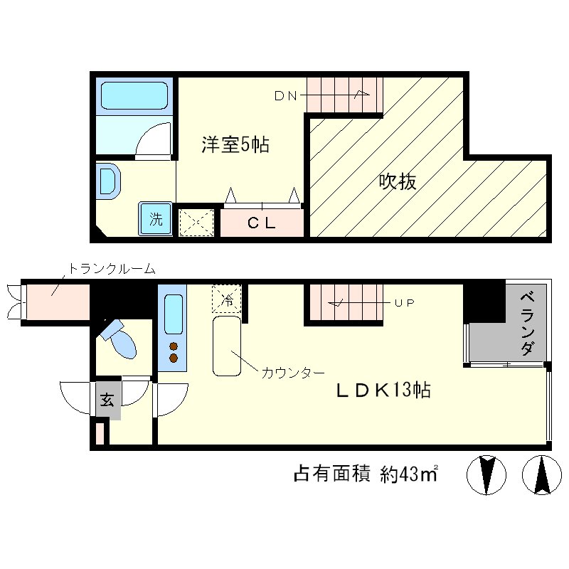 マンハッタンファンタジーの間取り