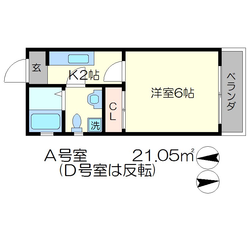 サイト京都西院の間取り