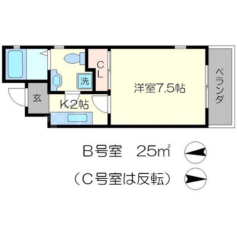 サイト京都西院の間取り