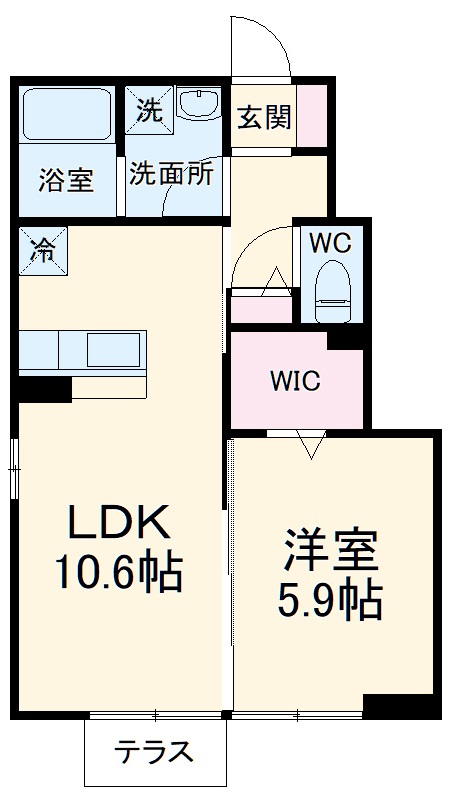 オンディーヌの間取り