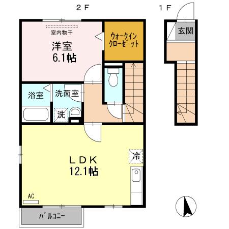 オンディーヌの間取り