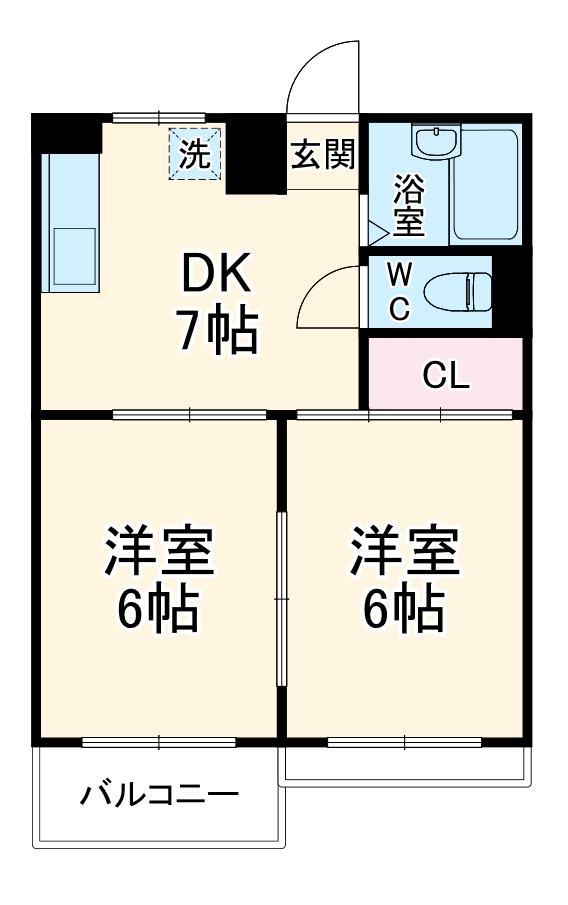 東町サンハイツの間取り