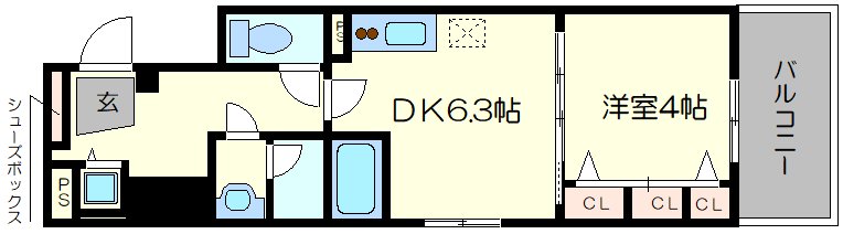 べラジオ京都梅小路の間取り