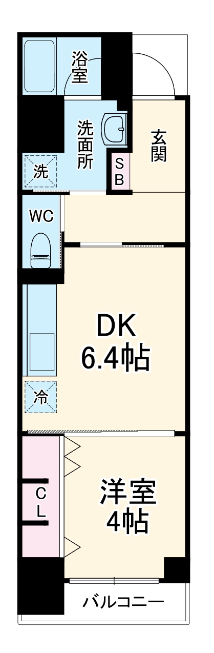 べラジオ京都梅小路の間取り