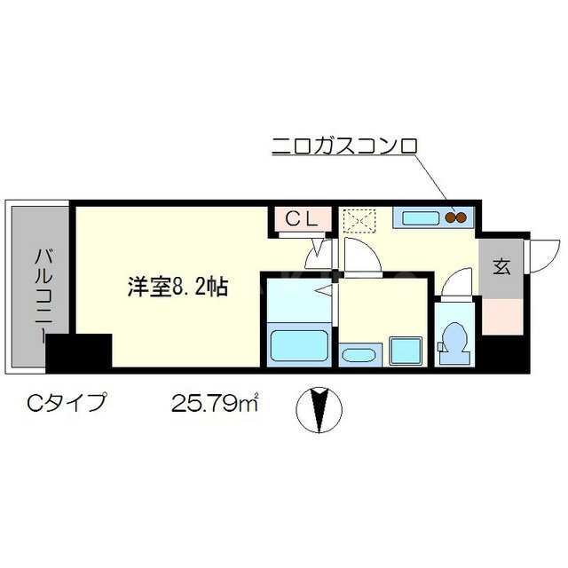 サムティ京都西大路の間取り