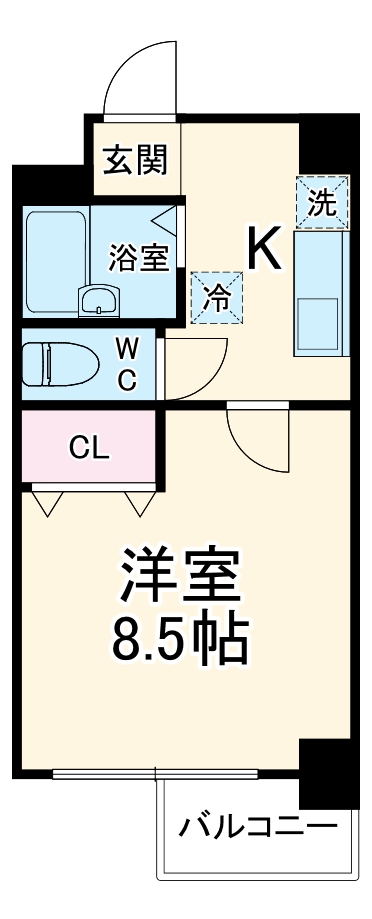 CITY SPIRE烏丸御池の間取り