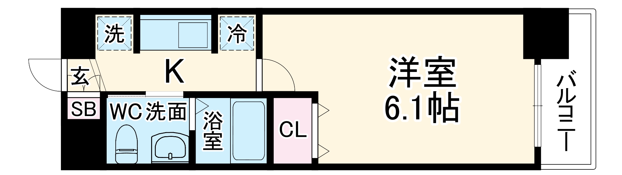 エステムプラザ京都御所ノ内REGIAの間取り