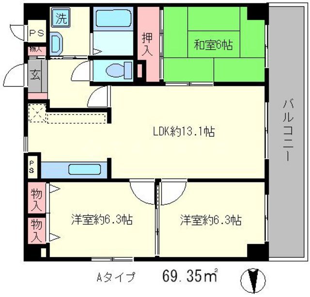 ティファールの間取り