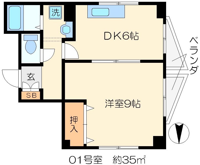 ヴィベンダ柳生の間取り
