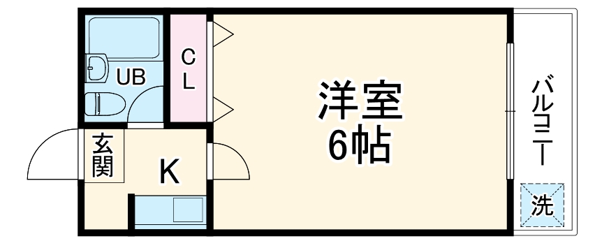 シティーコーポ円町の間取り