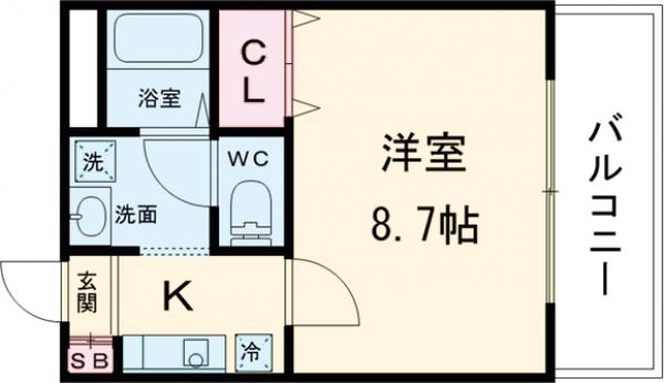 アンカステッロ二条の間取り