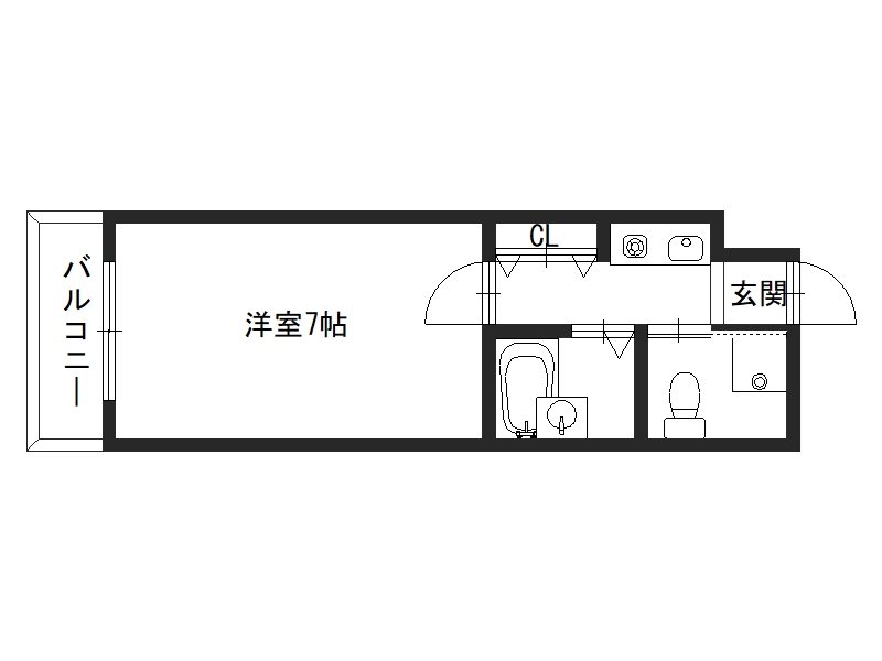 プルーリオン西桂の間取り