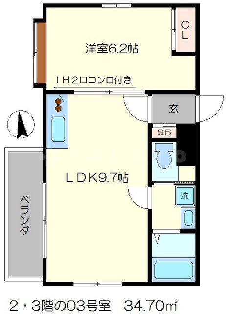 Residence西小路小米町の間取り